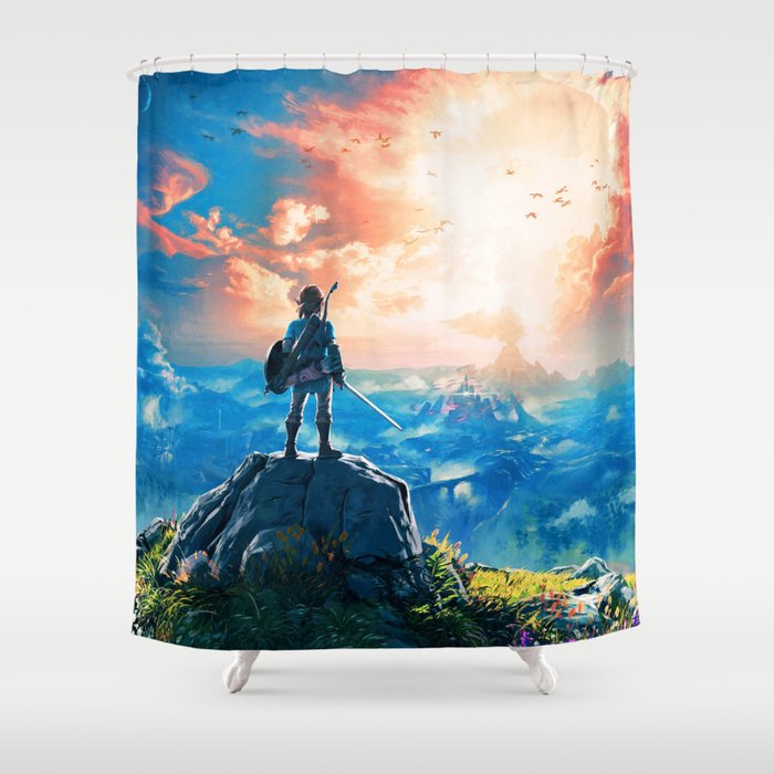 Zelda Breath Of The Wild Shower Curtain By Shankara Society6 Zelda Breath Of The Wild Shower Curtain