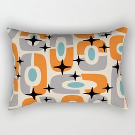 Colorful Mid Century Modern Cosmic Abstract 372 Rectangular Pillow