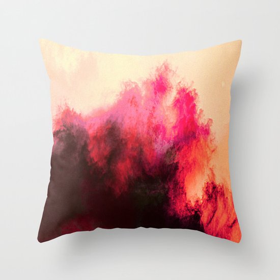 Painted Clouds II Throw Pillow