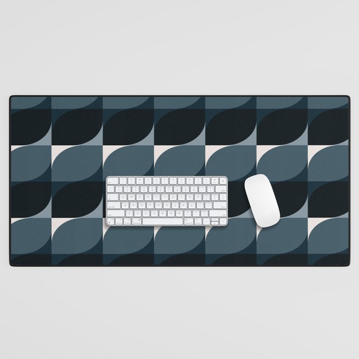 Abstract Patterned Shapes XXXVII Desk Mat