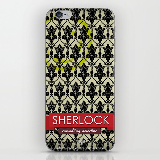 Sherlock Poster 1 iPhone & iPod Skin