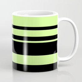 Fluorescent Green neon stripes horizontal Mug