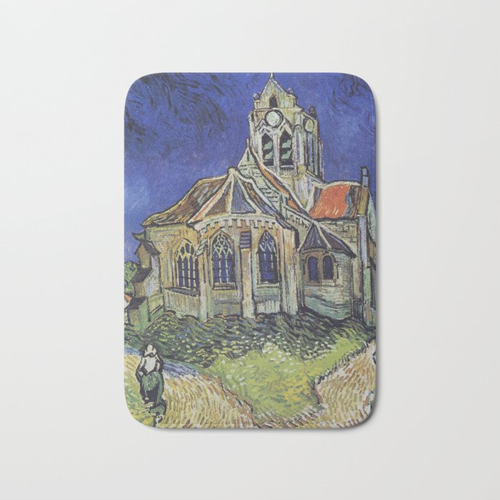 art by vincent van gogh Bath Mat