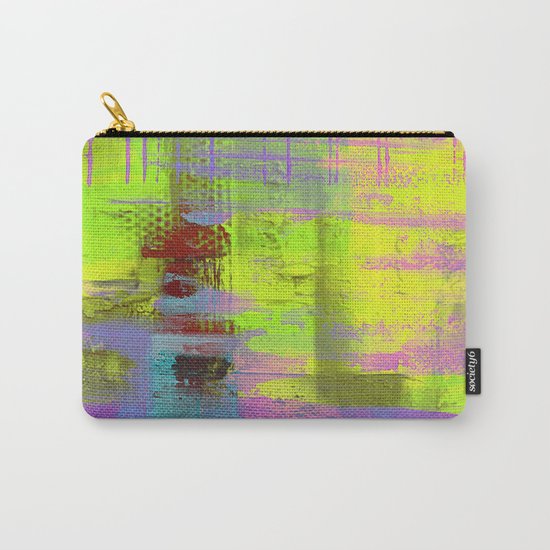 Abstract Thoughts 3 - Textured painting Carry-All Pouch