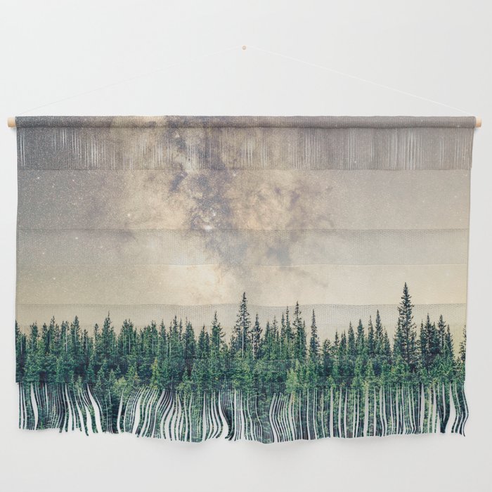 Forest Night Sky Wall Hanging