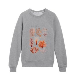 Seaweed And Corals Collection Kids Crewneck