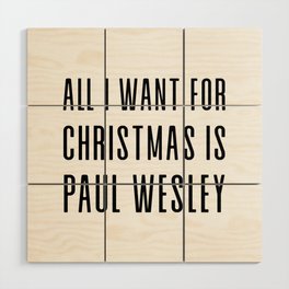 All I want for Christmas Wood Wall Art