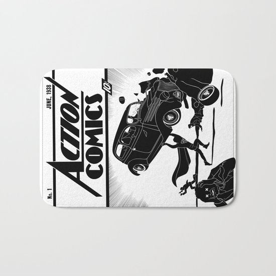 Action Comics #1 Redux Bath Mat