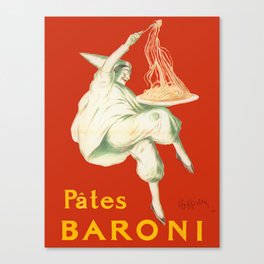 Vintage poster - Pates Baroni Canvas Print