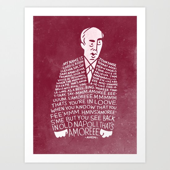 My Name is John Daker Art Print
