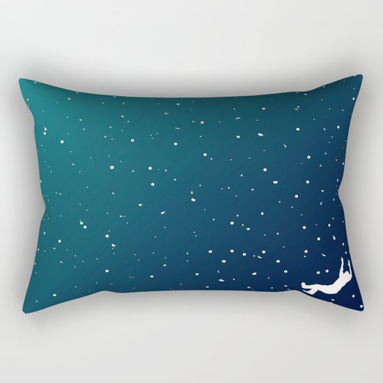 Falling Rectangular Pillow