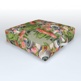 surreal mandala Outdoor Floor Cushion