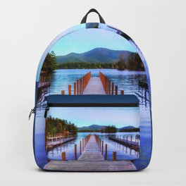 Autumn in Huddle Bay on Lake George in Bolton Landing New York Backpack