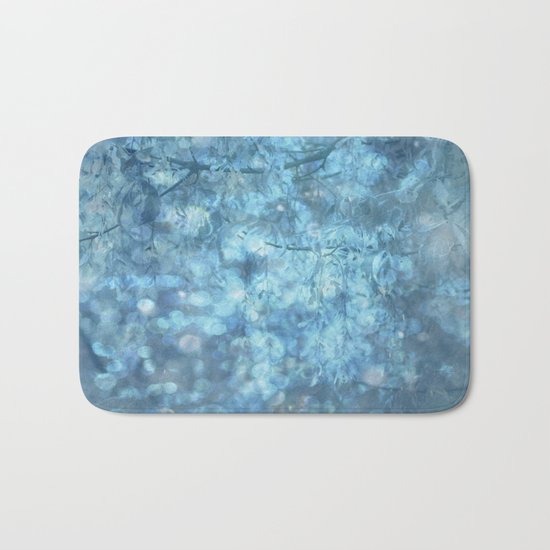 MYSTICAL BLUE WINTER Bath Mat