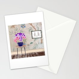 Flowers in a shabby chic room Stationery Cards