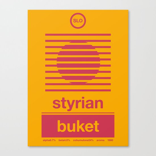 styrian buket single hop Canvas Print
