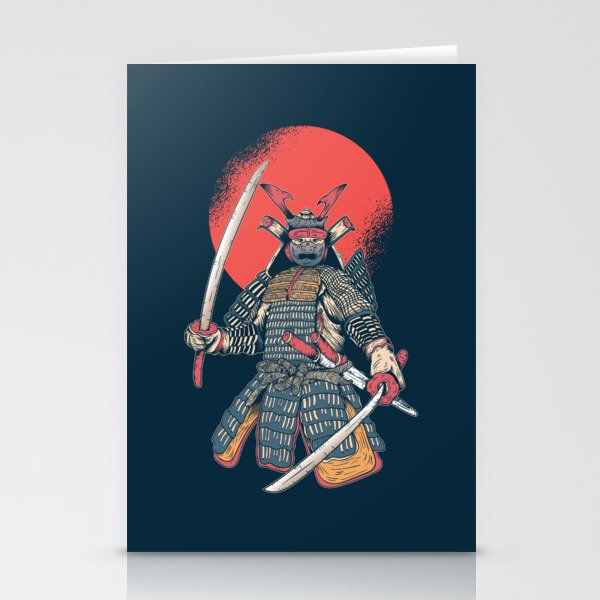 Samurai Vintage Stationery Cards