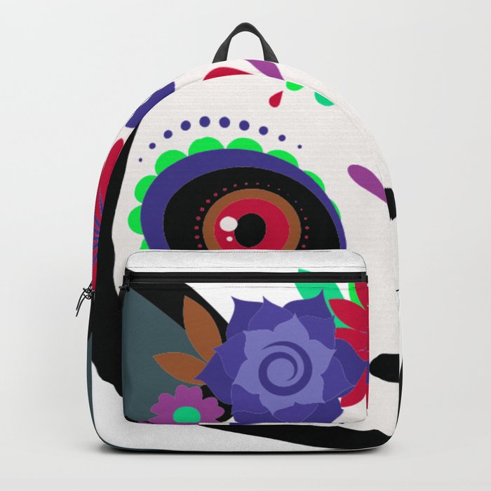 Day of the Dead Cat Art Backpack