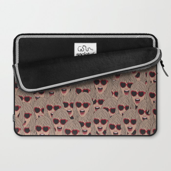 TaylorSwift Faces Laptop Sleeve by Craftians