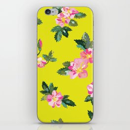 Yellow and Pink Roses Art iPhone Skin