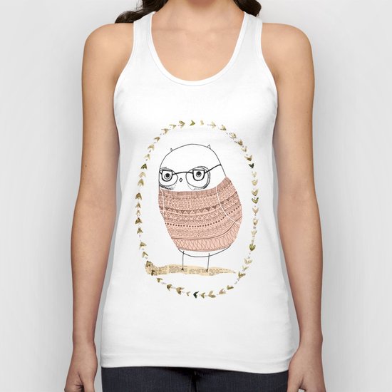 Owl Unisex Tank Top