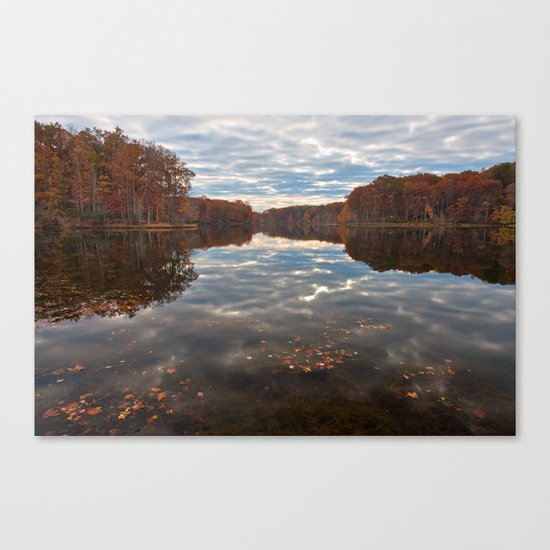 Seneca Fall Reflections Canvas Print