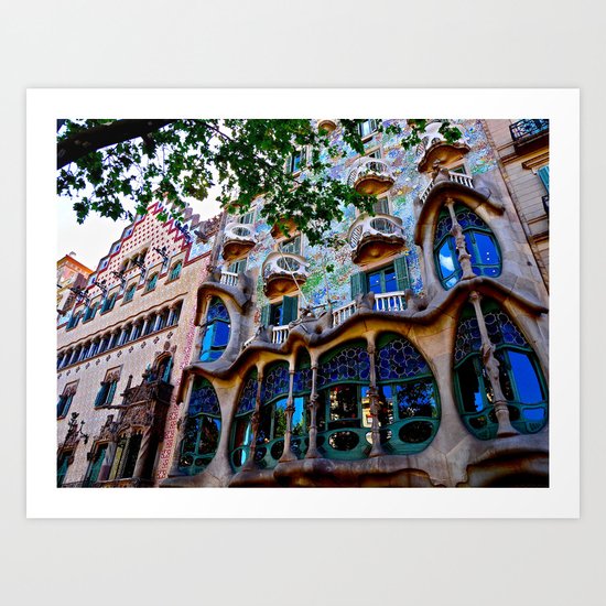 Casa Batllo: Barcelona, Spain Art Print