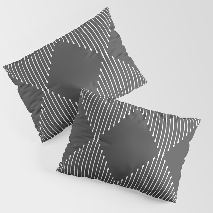 Geo (Dark Gray) Pillow Sham