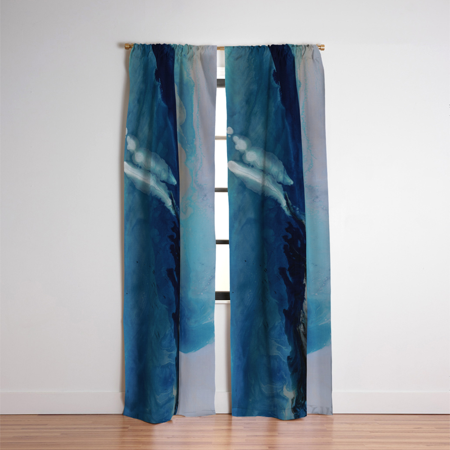 Deep Ocean Art Resin Painting Abstract Seascape Coastal