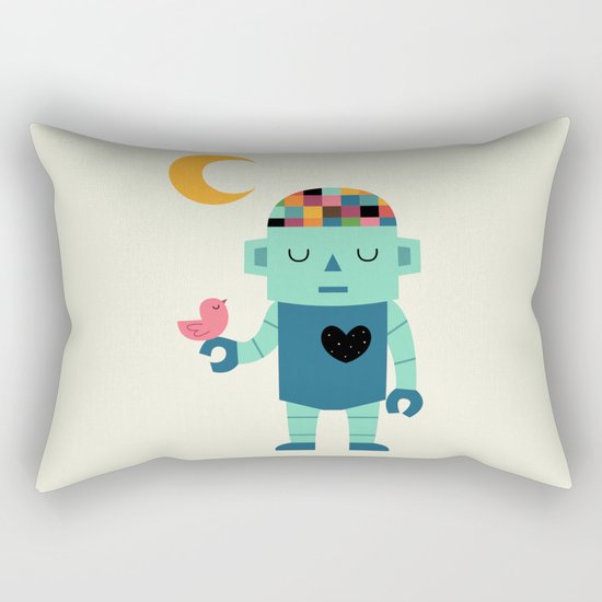 Robot Dreams Rectangular Pillow