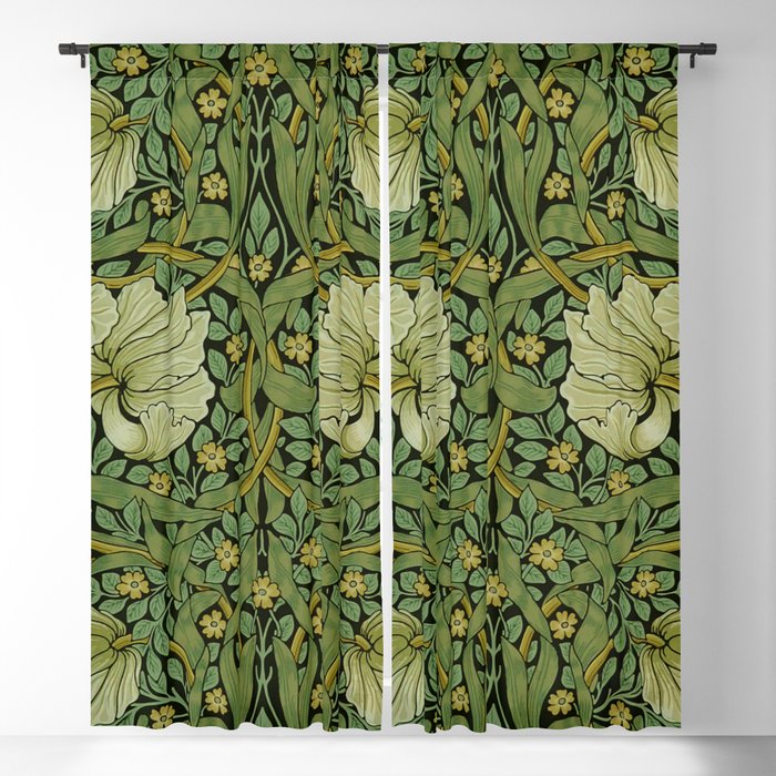 Pimpernel by William Morris Antique Vintage Victorian Jugendstil Art Nouveau Retro Pattern  Blackout Curtain