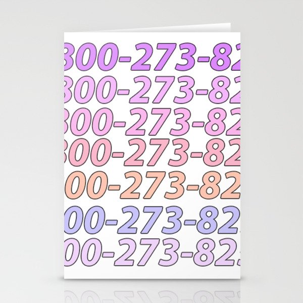 Logic Suicide Hotline Stationery Cards