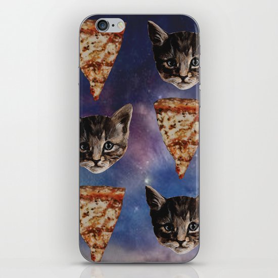 Kitten Pizza Galaxy iPhone & iPod Skin