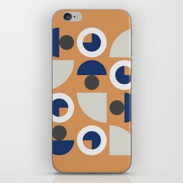 Classic geometric arch circle composition 25 iPhone Skin