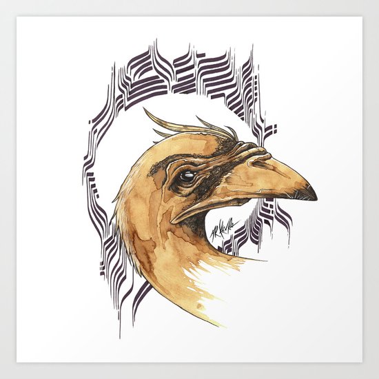 SAINT BIRD OF PARADISE Art Print