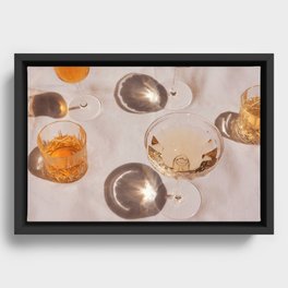 Cocktail Hour Framed Canvas