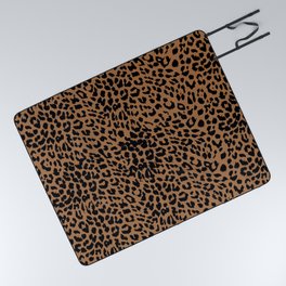 Leopard Meerkat Brown Picnic Blanket