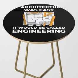 Architecture Designer Engineering House Architect Side Table