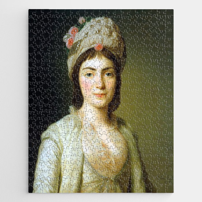 Portrait of Zoie Ghika Moldavian Princess Jigsaw Puzzle