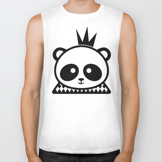 Panda Prince Biker Tank