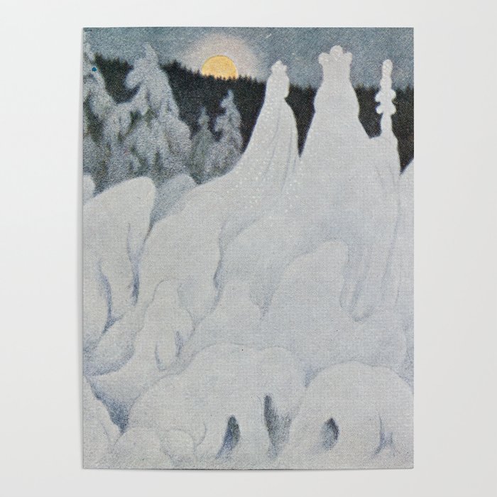 Vintereventyr Theodor Kittelsen Poster