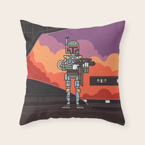 EP5 : Boba Fett Throw Pillow