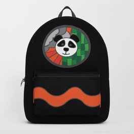Panda & bamboo mosaic Backpack