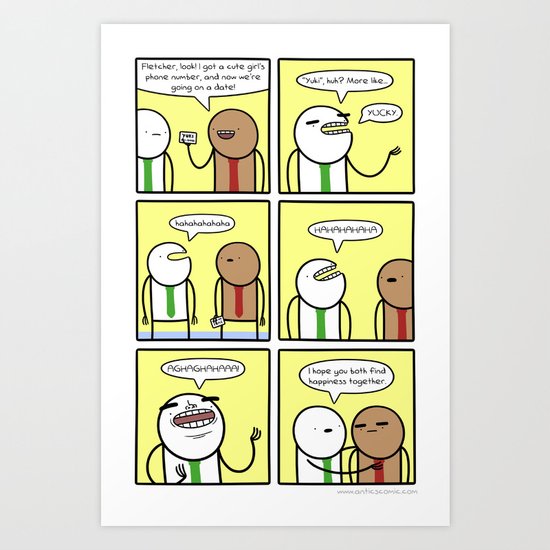 Antics #327 - wordplay Art Print