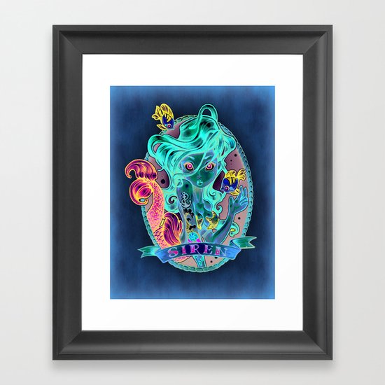 SIREN Framed Art Print