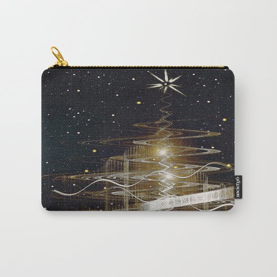 Christmas Fractal Tree Carry-All Pouch
