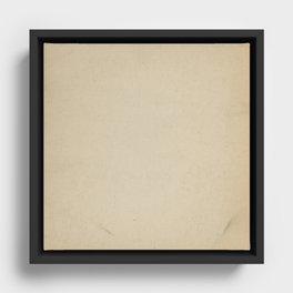 Beautiful Old Paper Design Framed Canvas