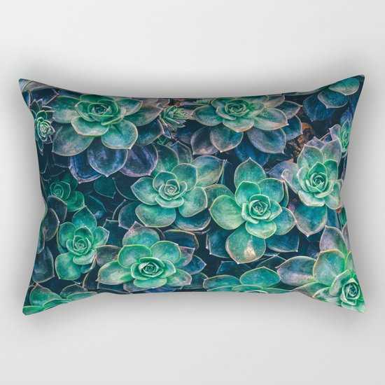 Succulent Gardens Rectangular Pillow