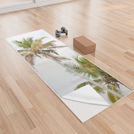 Floridian Palms #1 #tropical #wall #art #society6 Yoga Towel