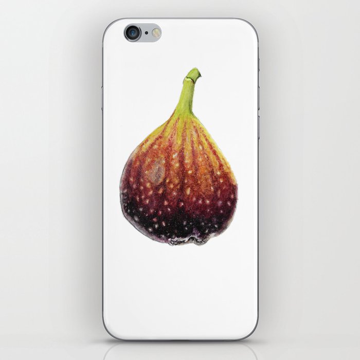 Fig Botanical Art iPhone Skin